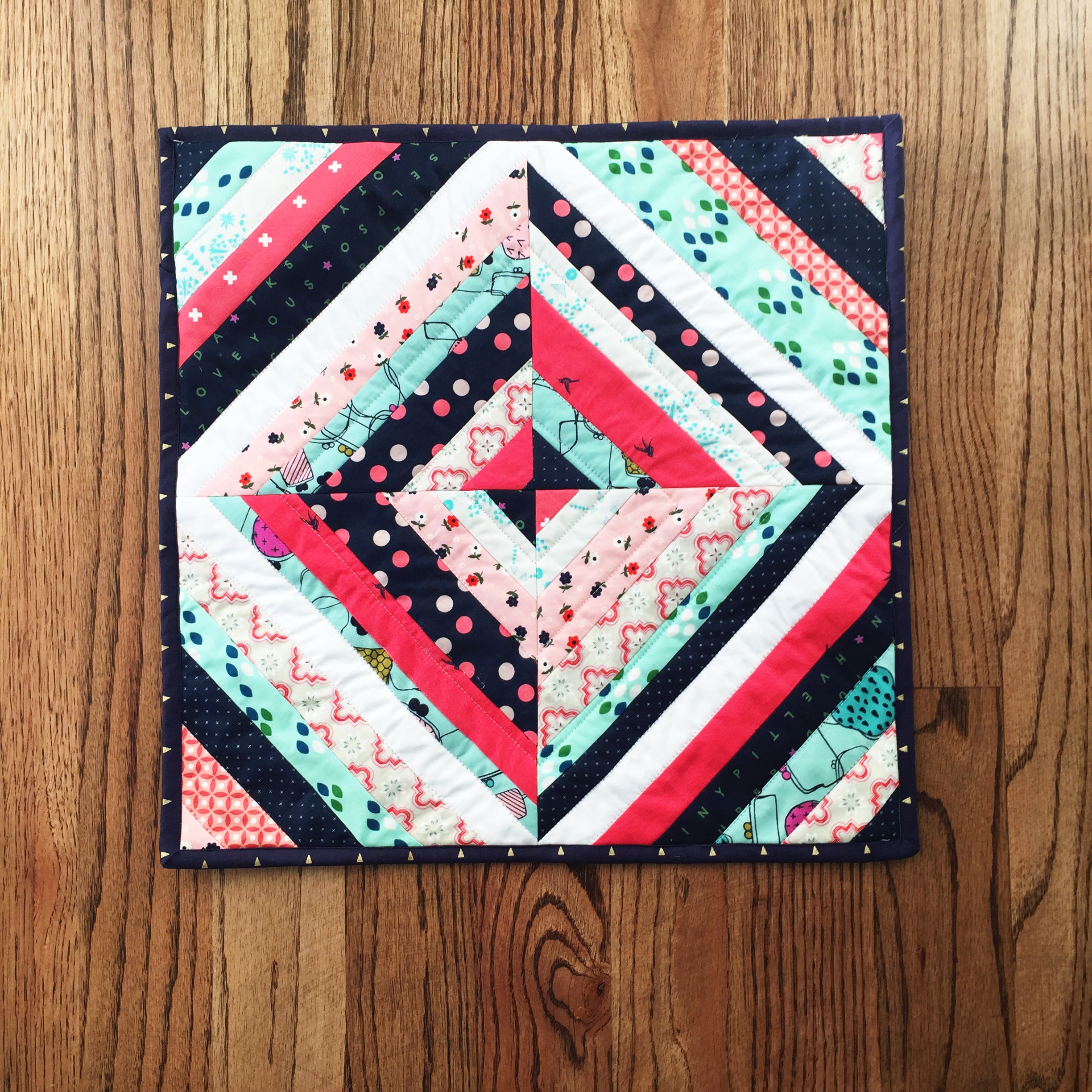 String Quilt BlockMaking the Mini Quilt (Part 2) Simple Simon and