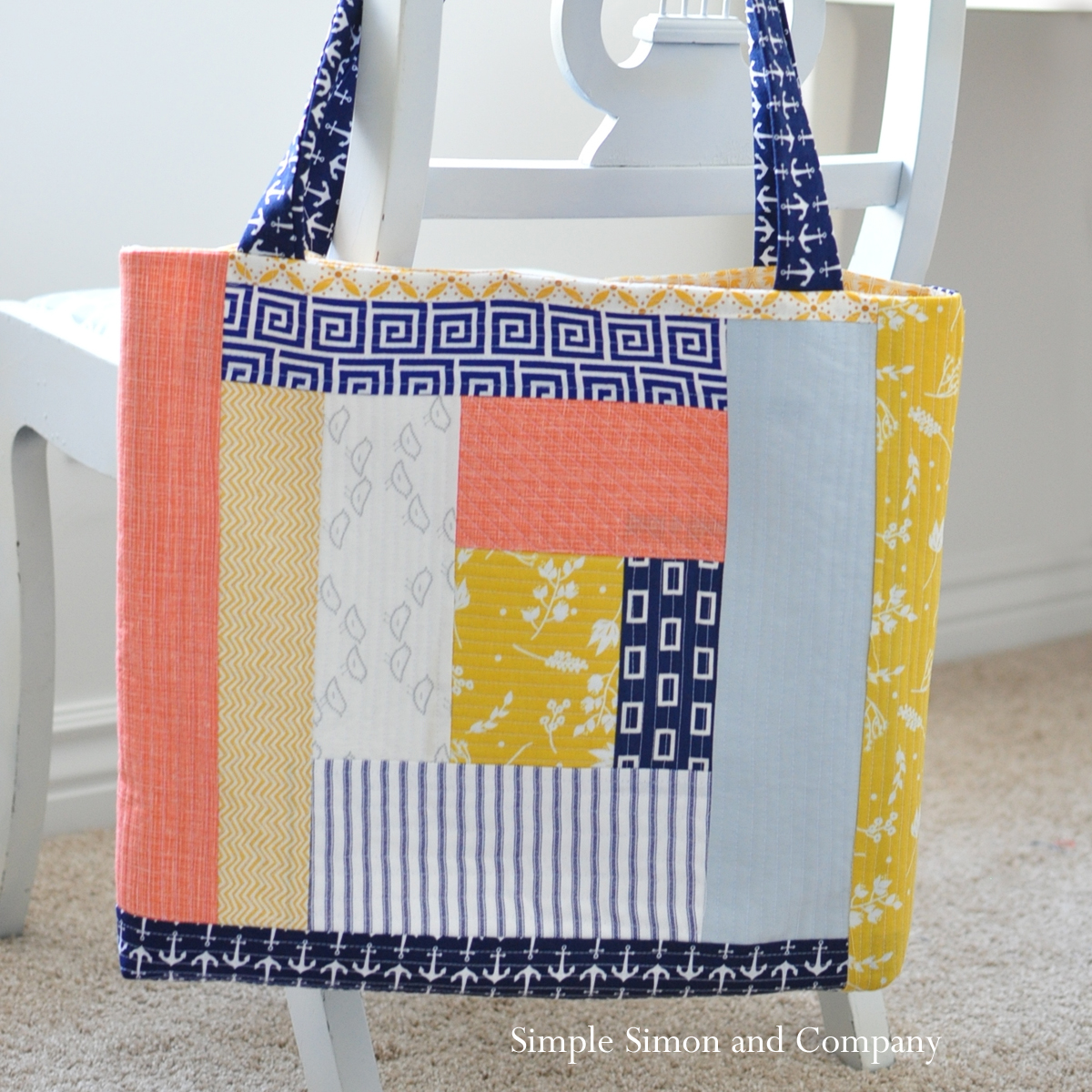Quilt-as-you-go Tote Bag - Simple Simon and Company