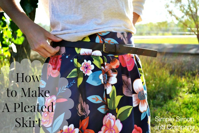 Pleated Skirt Tutorial