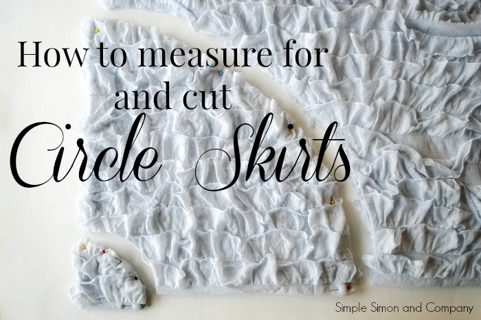 How to Measure For and Cut A Circle Skirt