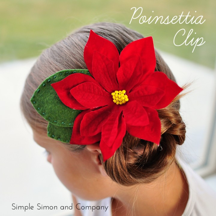 poinsettia clip