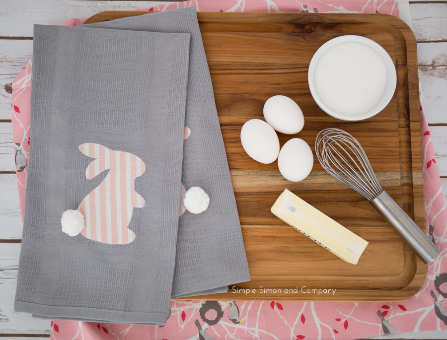 DIY Spring dishtowels