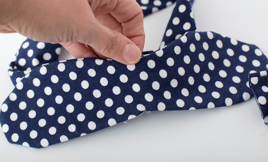 how to wear a tie knot headband