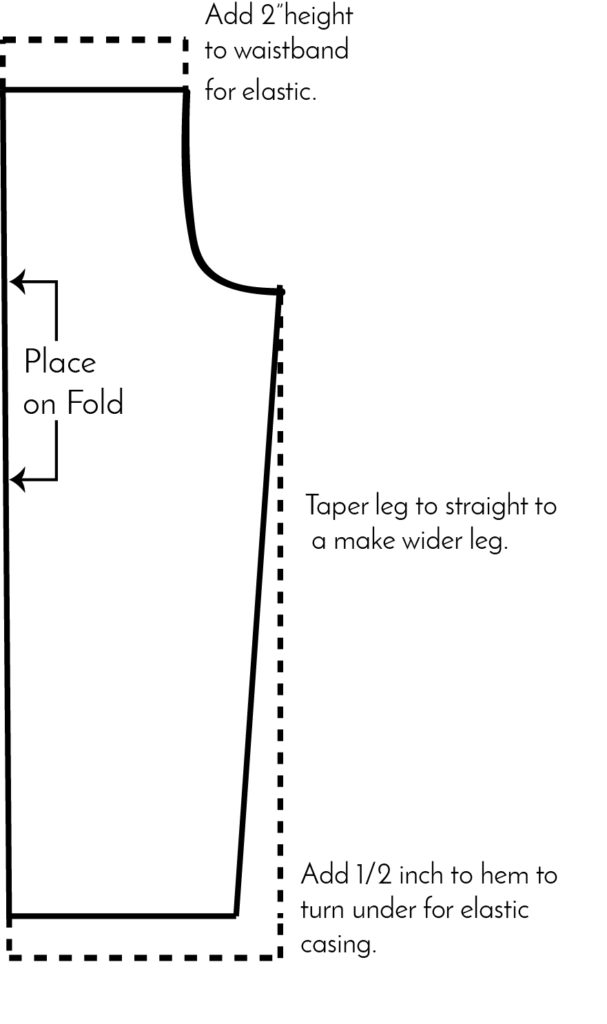 jogger pants sewing pattern