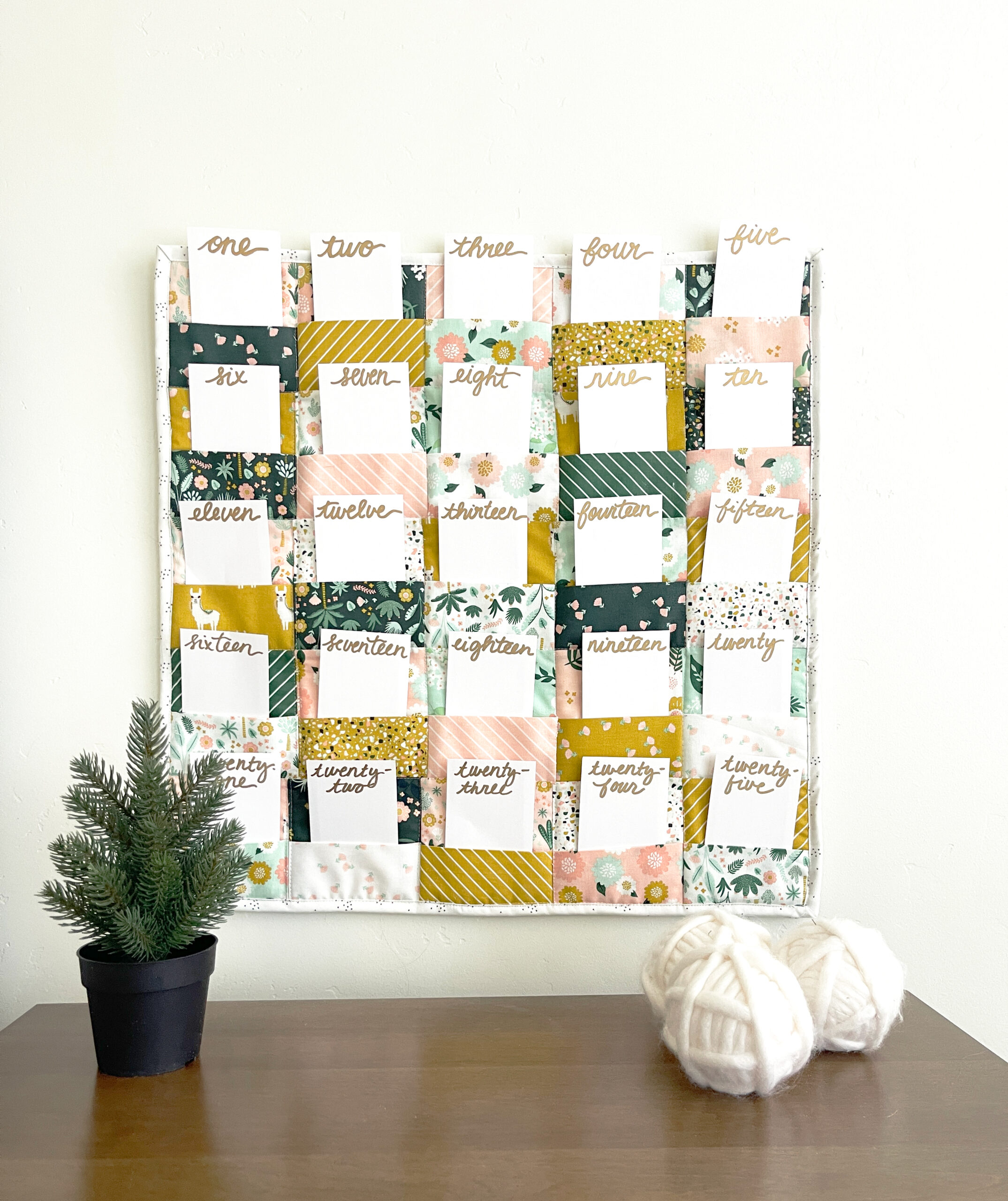 Free Printable Quilted Advent Calendar Pattern Free